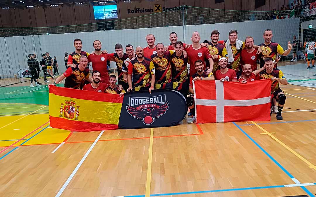 La selección de Dodgeball en Graz (Austria)./ H.G.