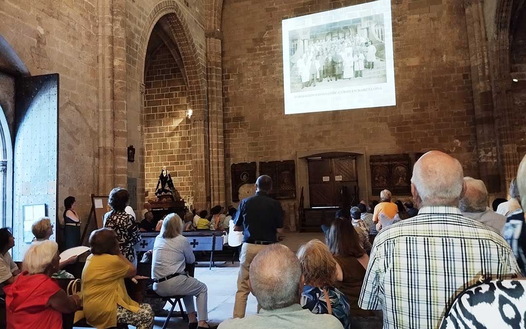 El homenaje póstumo tuvo lugar en el castillo de Valderrobres./ F.V.P.