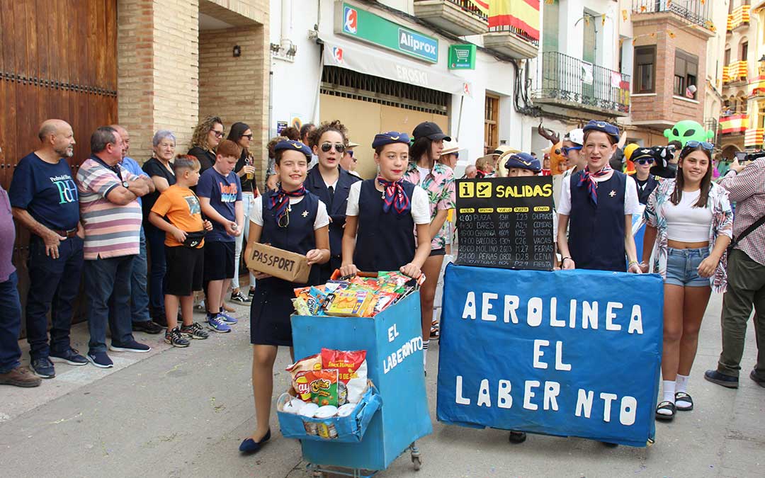 Segundo premio del desfile de carrozas 2024 en Albalate del Arzobispo. / B. Severino