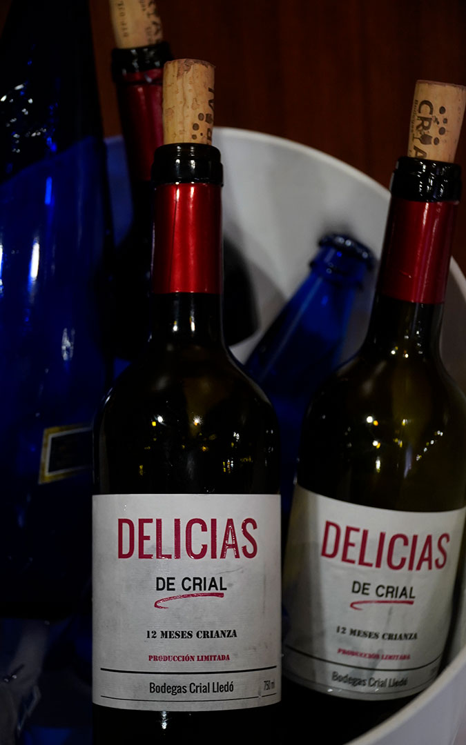 Vinos de Lledó en las comidas. / La COMARCA