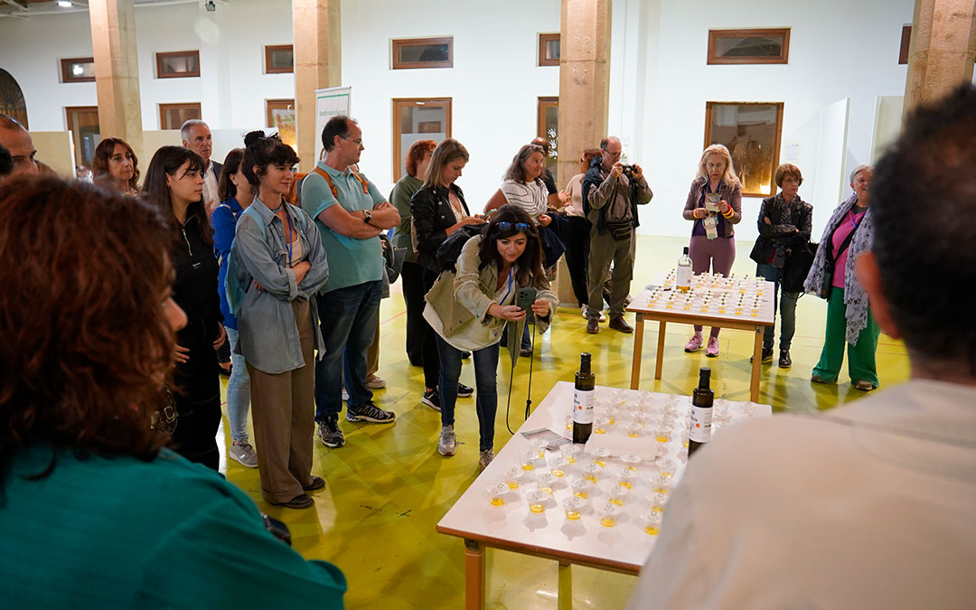 Cata de aceite con Apadrinaunolivo.org. / La COMARCA
