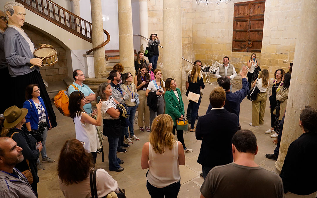 Visita guiada nocturna al ayuntamiento. / La COMARCA
