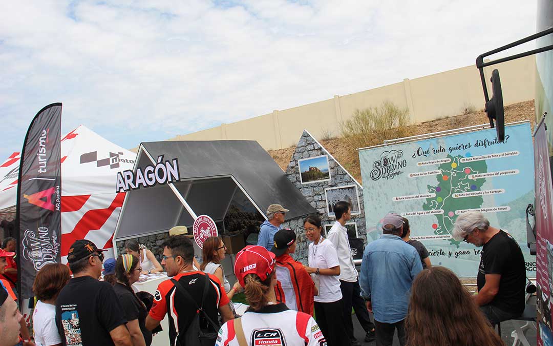 Turismo de Aragón en MotoGP en el Fan Festival. / B. Severino
