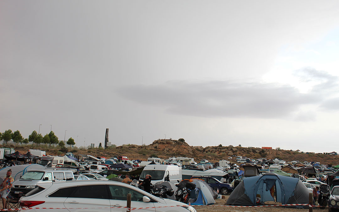 La Acampada Oficial, el sábado. Tiene capacidad para más de 6.300 personas. / B. Severino
