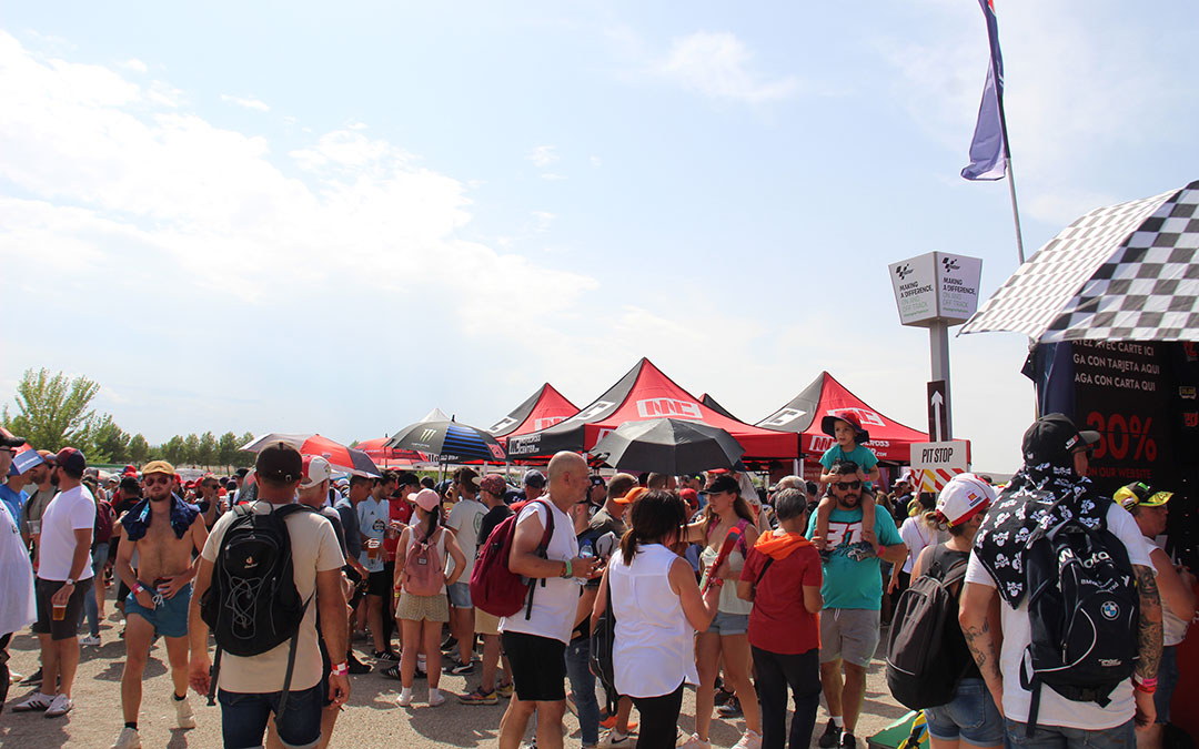 Ambiente el sábado en el Fan Festival. / B. Severino