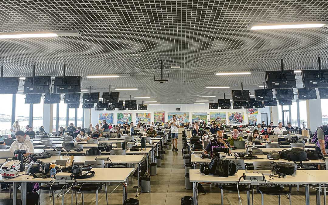 Más de 400 periodistas de medio mundo pasaron por el Media Center. / María Celiméndiz