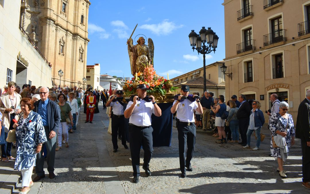 Procesión del Santo Ángel Custodio este martes en Alcañiz./ C.O.