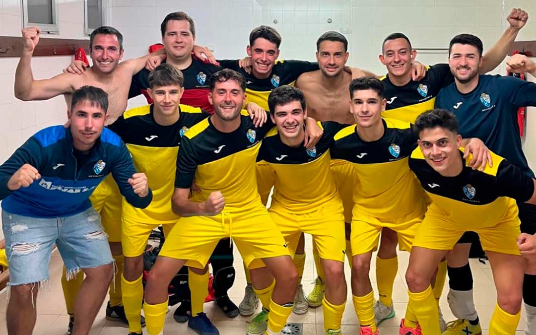 Los jugadores del Boca Híjar tras la victoria frente a La Unión Calatayud./ @bocahijar en Instagram