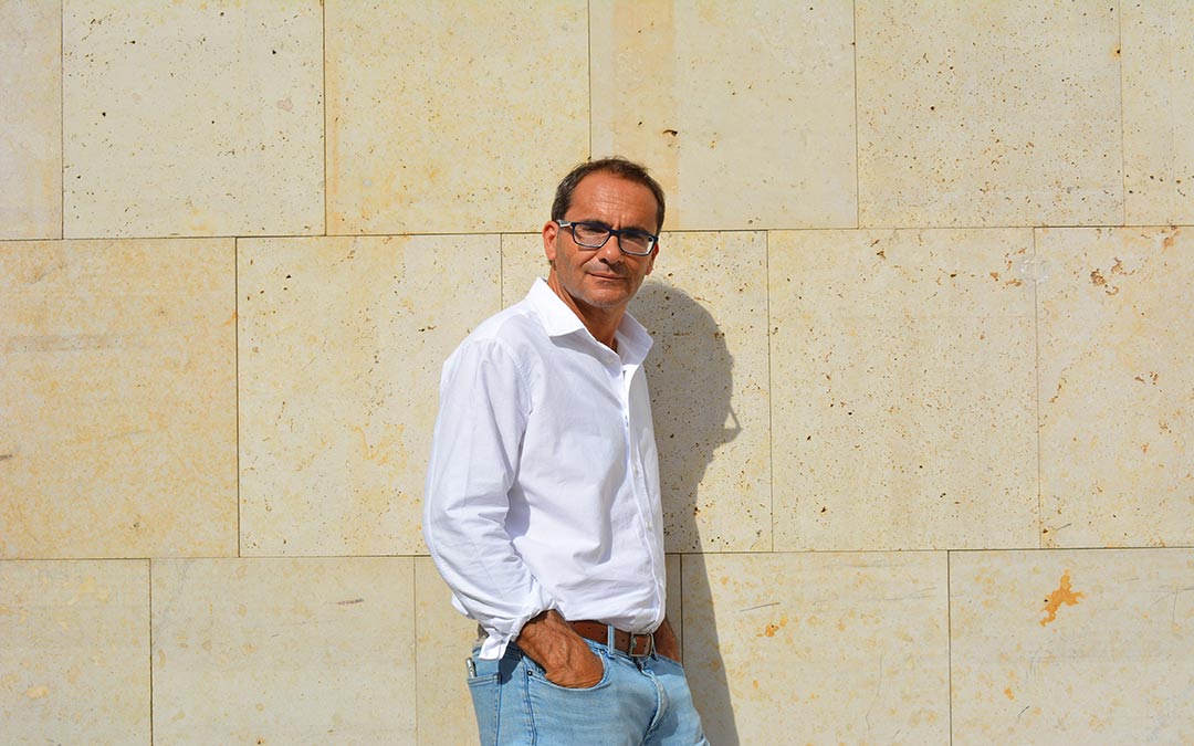 El periodista David Jiménez el viernes en Alcañiz con motivo del VI Curso Especializado./I.M.