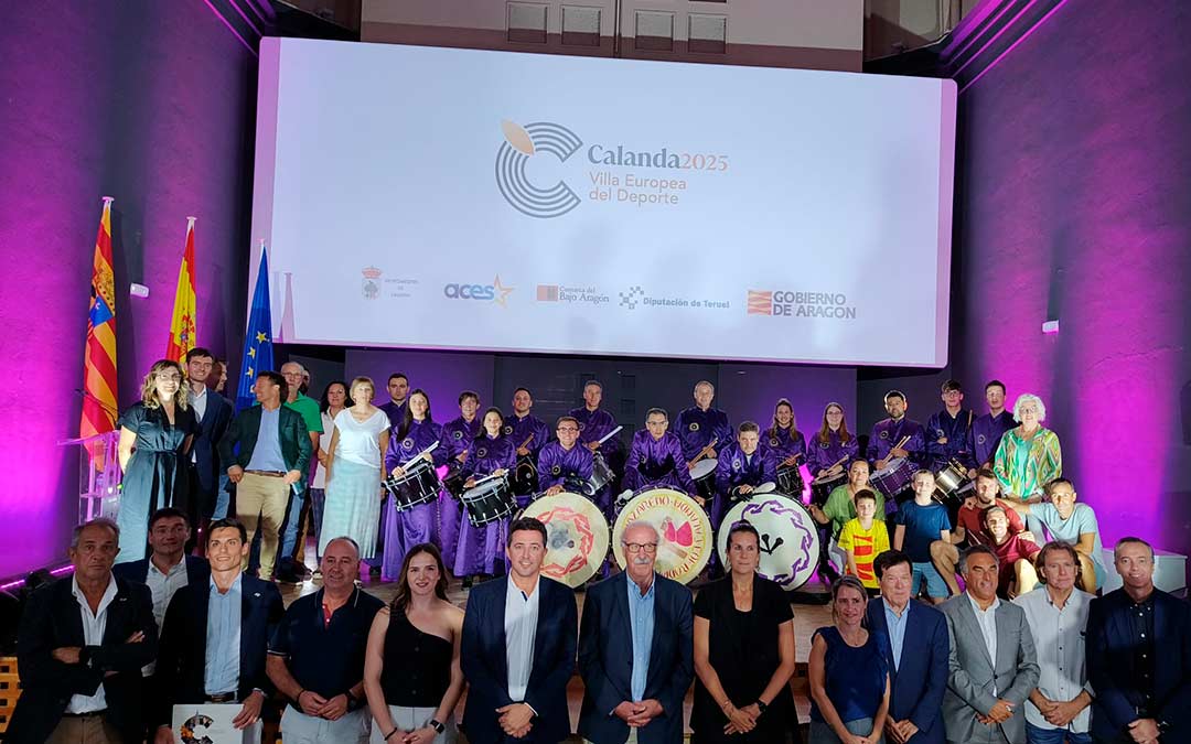 Defensa de la candidatura de Calanda como 'Villa Europea del Deporte 2025'./ M.B.