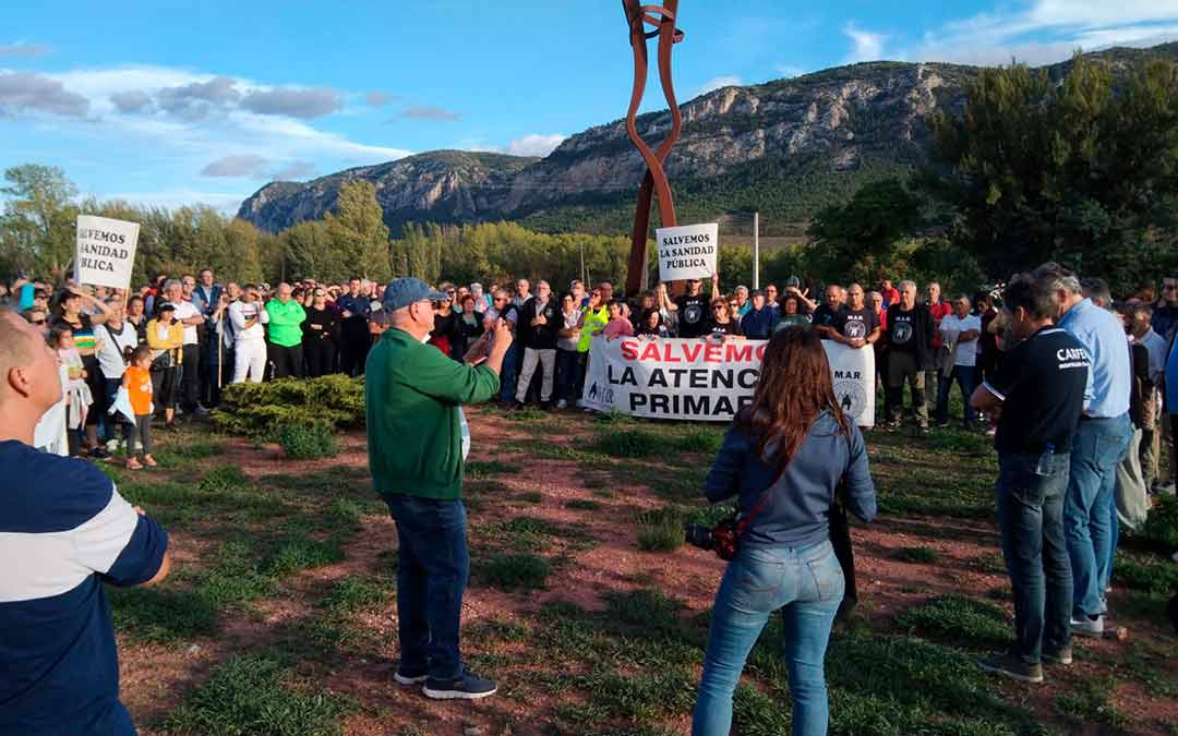 Manifestación en las Cuencas Mineras este miércoles./MAR