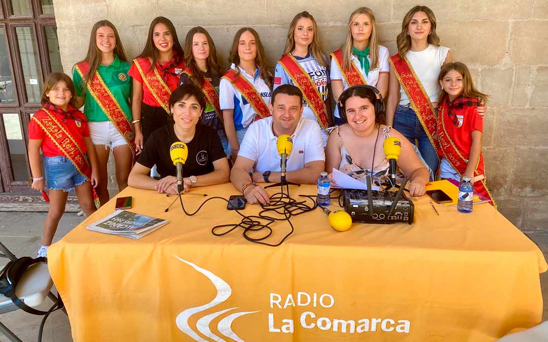 Programa especial desde la Plaza de España de Alcañiz./RLC