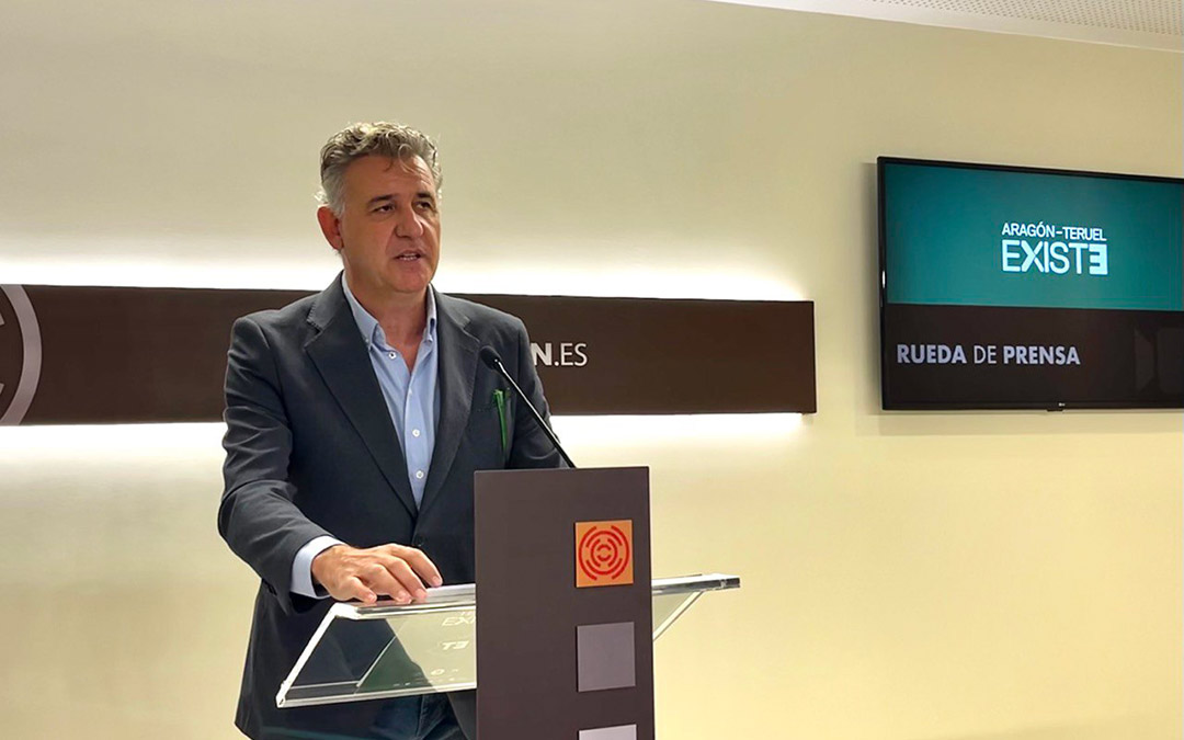 Joaquín Moreno este miércoles en las Cortes de Aragón./CORTES DE ARAGÓN
