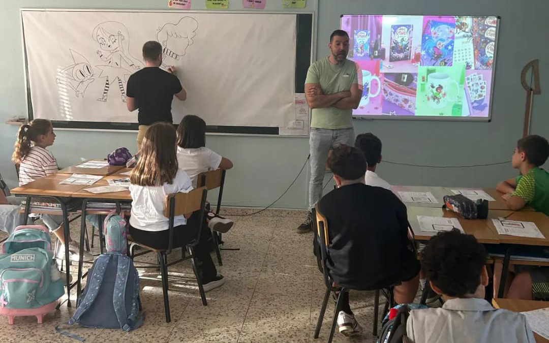 Actividad en el colegio Santa Ana de Caspe./ Facebook colegio Santa Ana