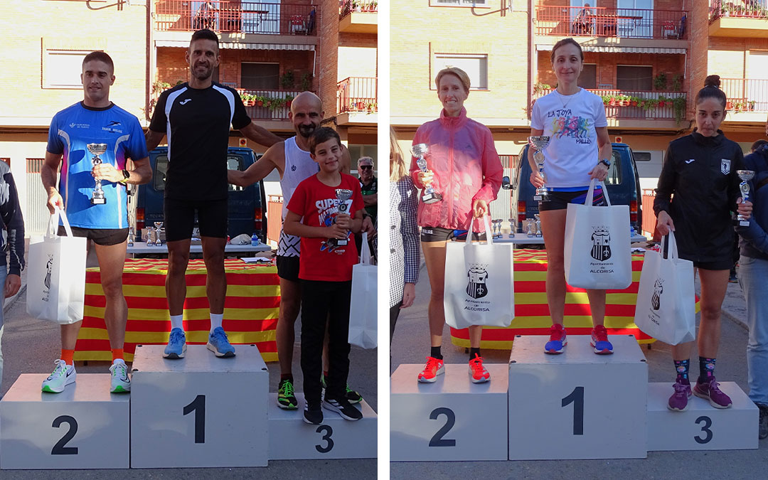 La victoria en la categoría absoluta masculina fue para Santiago Moreno (seguido de Ángel Alcaraz y Raúl Aguilar); y en la femenina para Eva Morraja (seguida de Carmen Cantero y Raquel Ayora)./ L.C.