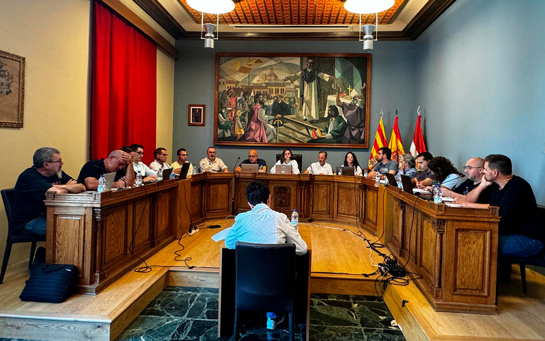 Sesión plenaria ordinaria de septiembre del Ayuntamiento de Caspe./ Ayto. Caspe