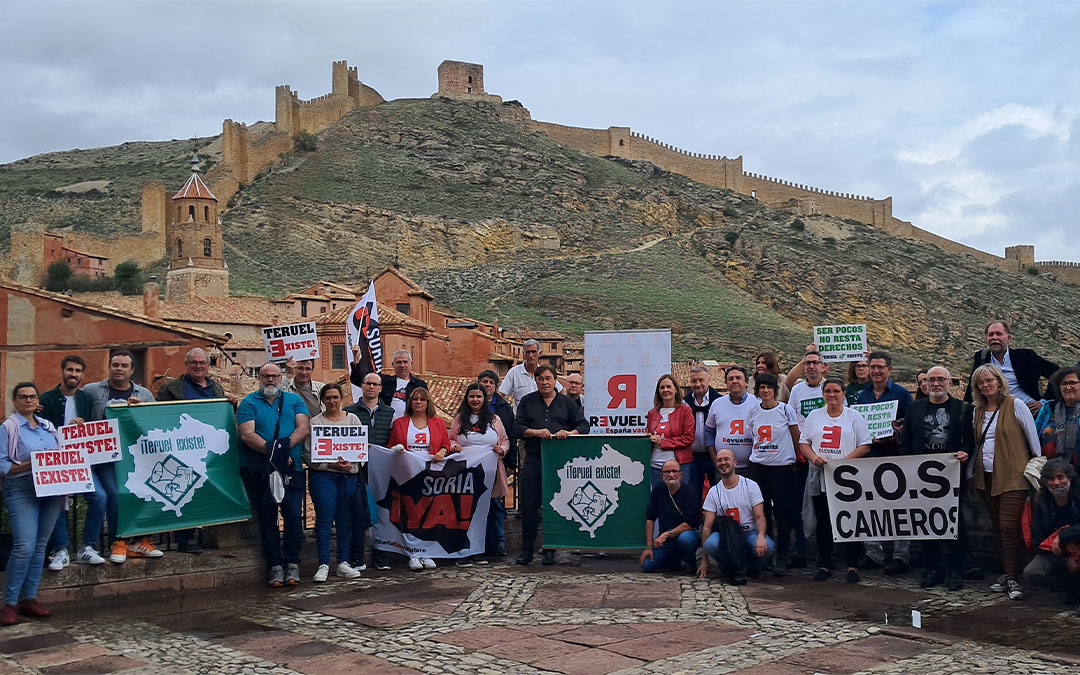 Las plataformas de 13 provincias de la Revuelta de la España vacía celebraron su asamblea general 2024 en Albarracín./ Teruel Existe
