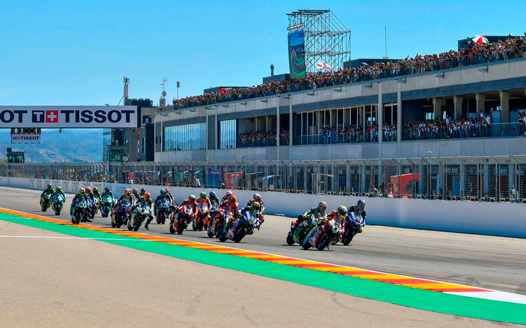 Salida de la Tissot Aragón Round 2023./Motorland