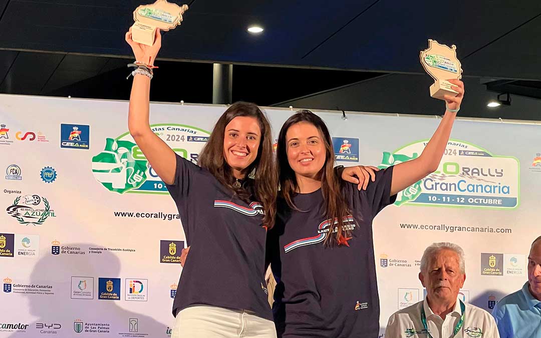 Laura Aparicio y Alba Cano, bronce en el Campeonato de Energías Alternativas./ L.C.