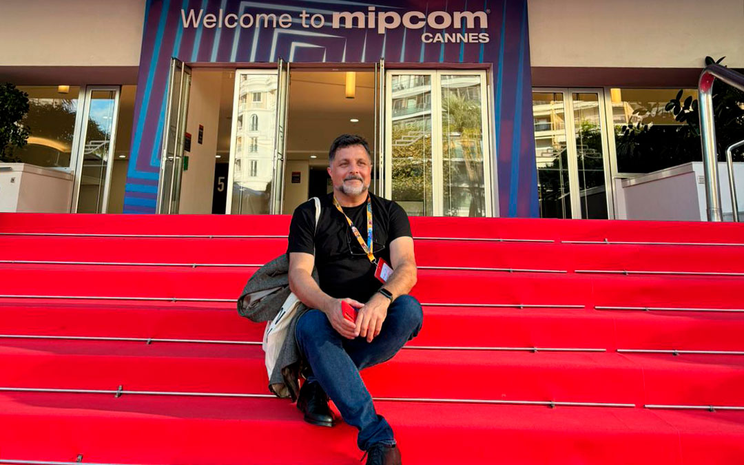 Guimerá, en el MIPCOM que se celebra en Cannes del 21 al 24. / L.C.