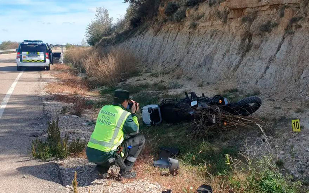 Accidente en la A-227 entre Cantavieja y La Iglesuela del Cid. / Guardia Civil