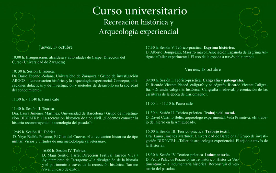 Programa VI Encuentro Científico Ciudad del Compromiso./ Organización del encuentro