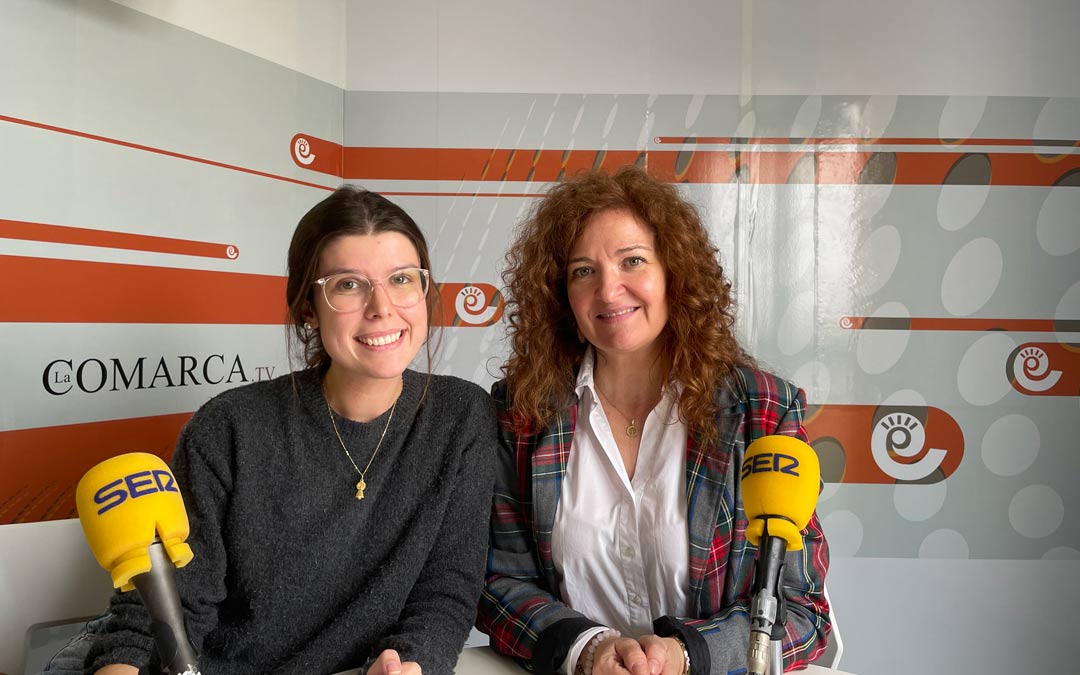 Elisa Barberán y Laura Negro, técnicas de formación y empleo de Cámara de Comercio./ La Comarca