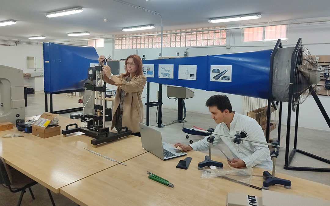 Los profesores-investigadores de la EUPT desarrollan, desde Teruel, varias líneas de investigación punteras./ EUPT