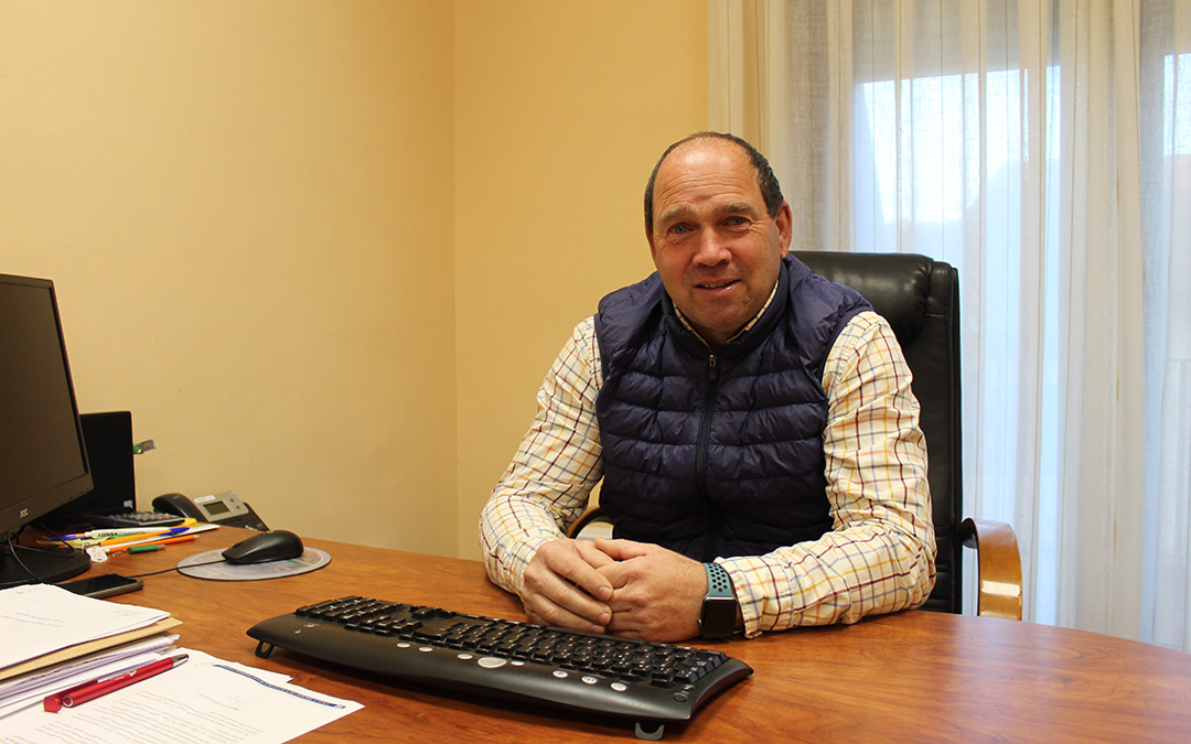 Javier Nicolás es el presidente de la Comarca del Bajo Aragón Caspe y el alcalde de Chiprana. / L.C