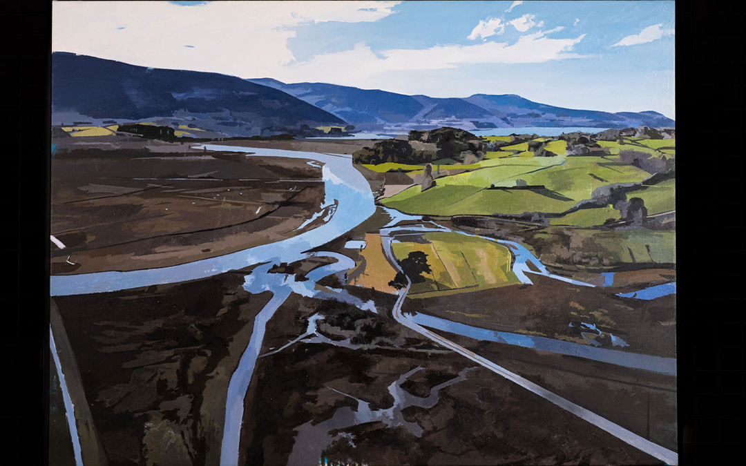 Fotografía del cuadro del pintor cordobés Gonzalo Rodríguez./ Ayto. Fayón