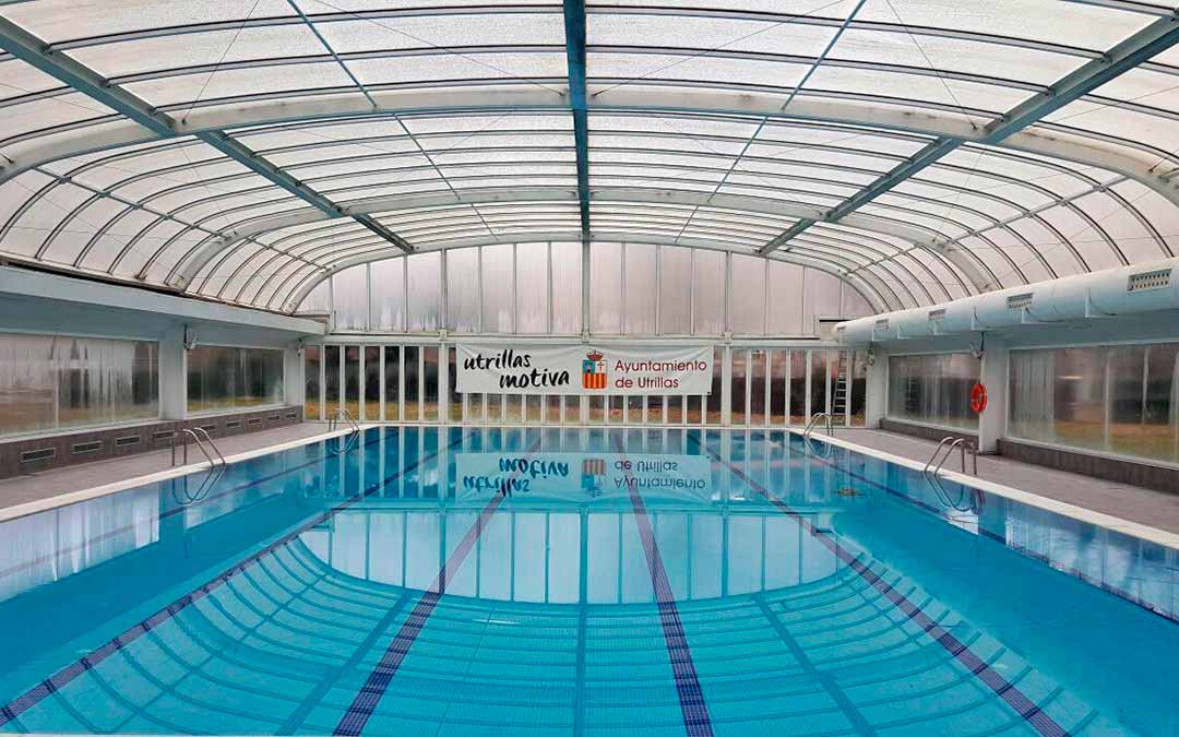 Piscina climatizada de Utrillas./ Ayuntamiento de Utrillas