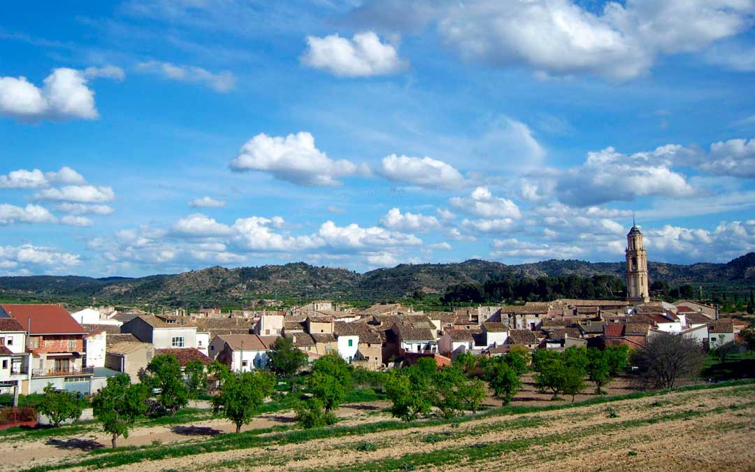 Imagen panorámica de la localidad de Torrecilla de Alcañiz./ L.C.
