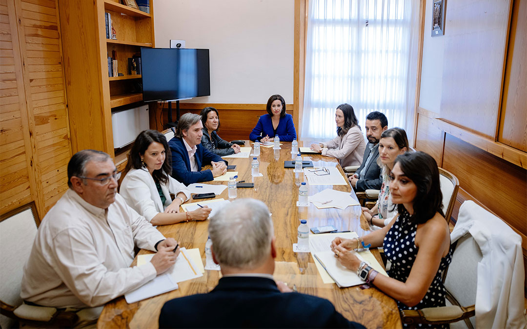 Primera reunión de la comisión de despoblación formada por DGA, DPZ, DPH y DPT./ Gobierno de Aragón