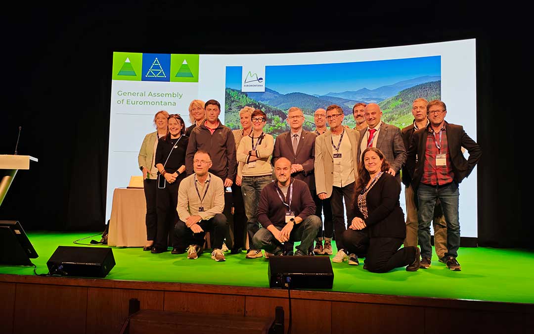 Delegación de DPT que acudió a la Convención Europea de Montaña 2024./ DPT.