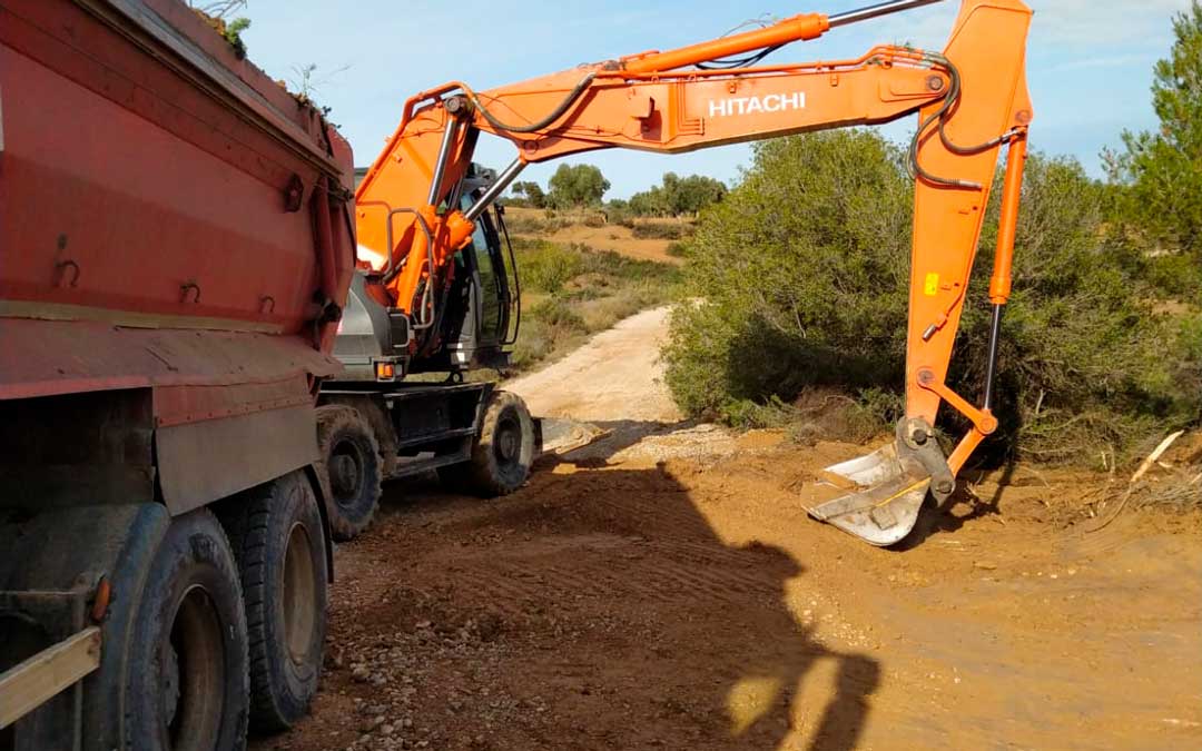 El Ayuntamiento ya está arregando los destrozos con el apoyo de DGA./ AYTO ALCAÑIZ