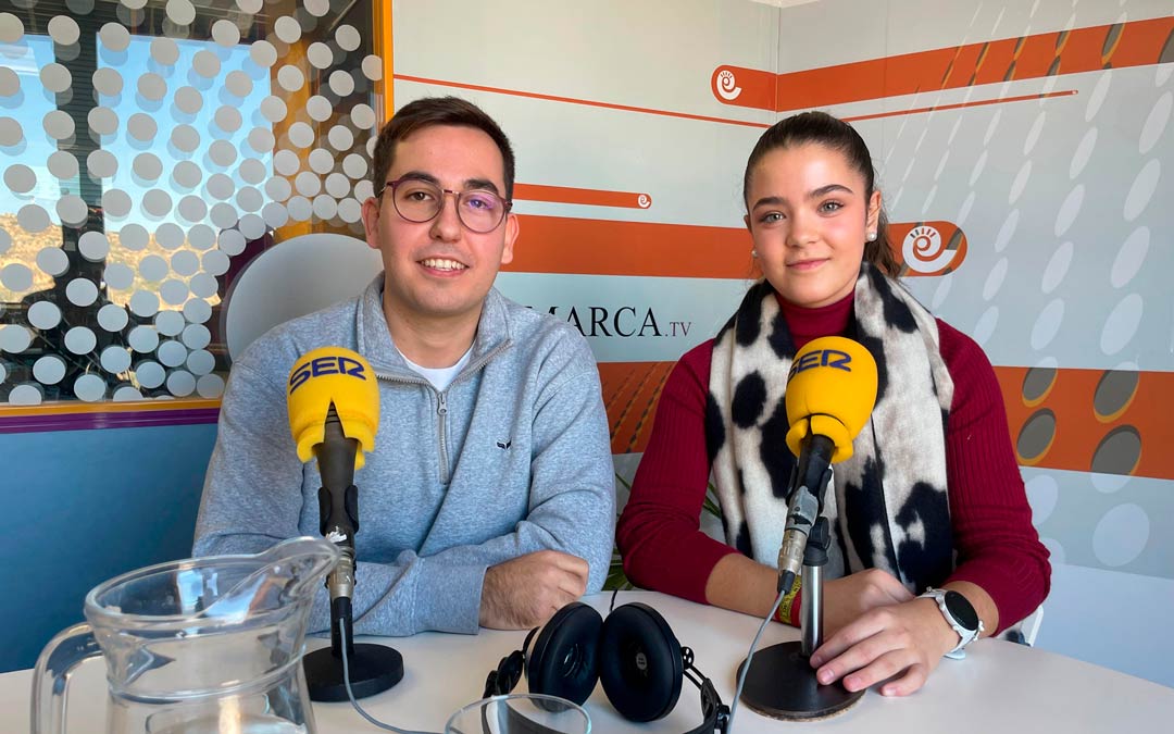 David Peralta e Irene Soriano, arbitro y deportista del Cabral Team./ La Comarca