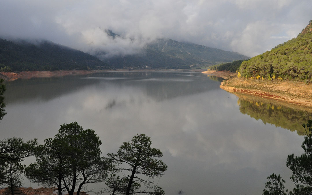 El embalse de Pena ya supera el 50% de su capacidad./ J.L.