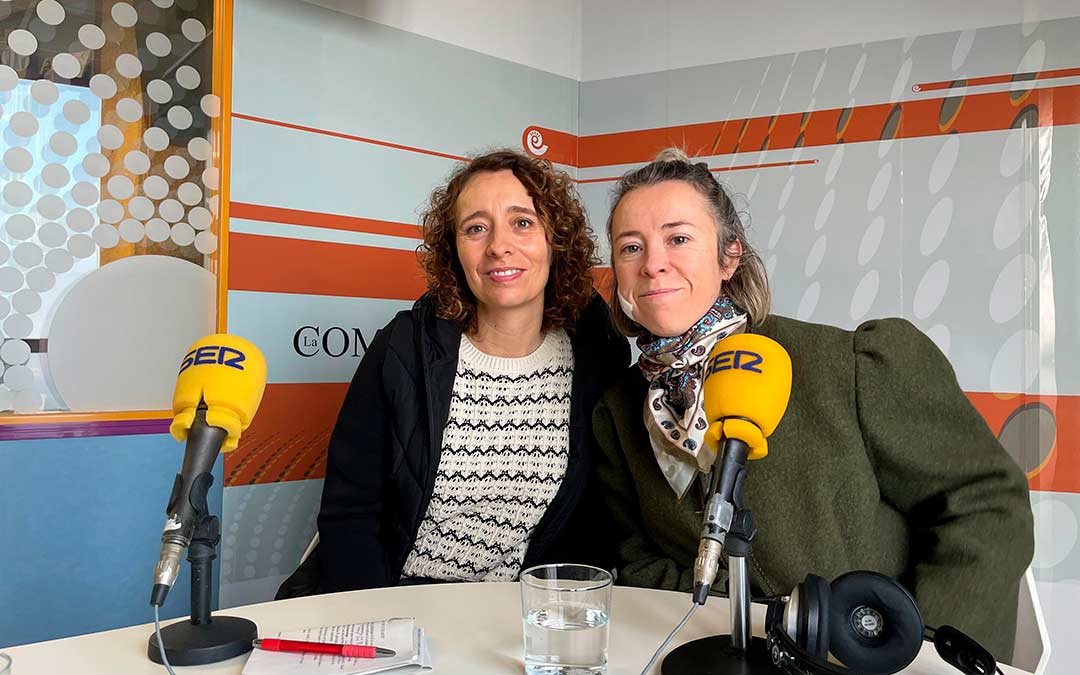 Sonia Gracia y Lourdes Heredia, enfermeras del Centro de Salud de Alcañiz./RLC
