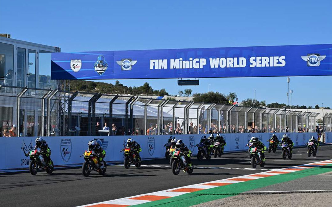 Final de 2023 de la FIM MiniGP World Series en Valencia./ PSP