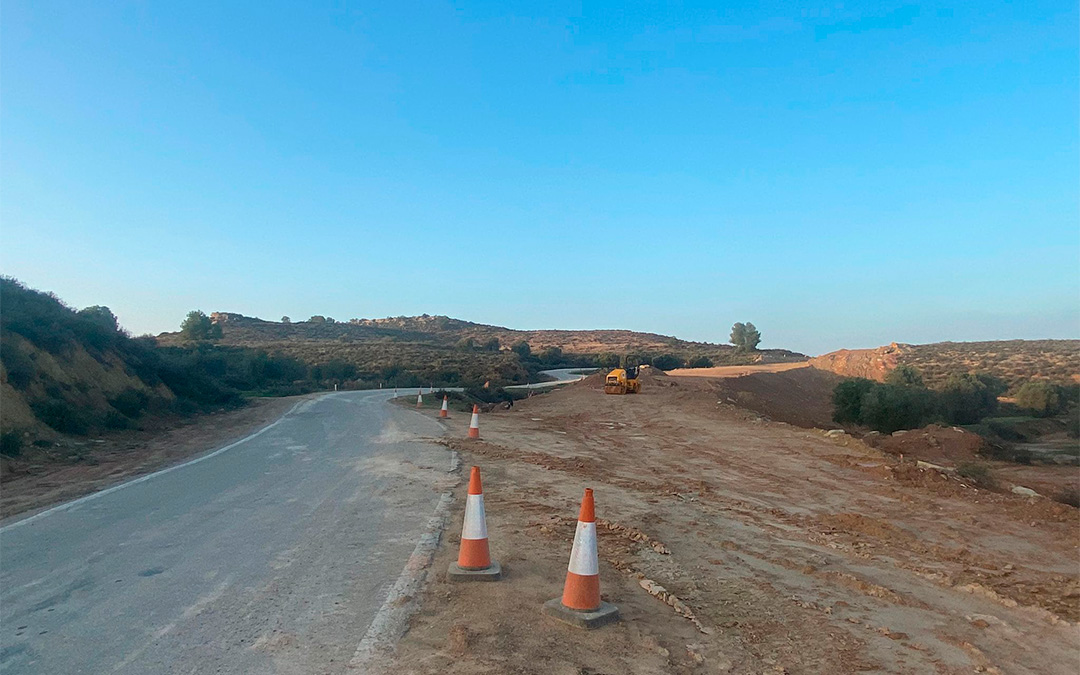Obras A-1411 en el término municipal de Fabara./ Alba Zurita