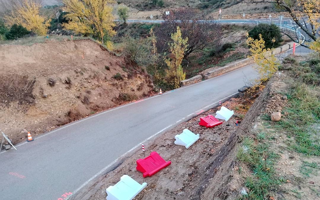 Obras en el Puente Vallés. /LA COMARCA