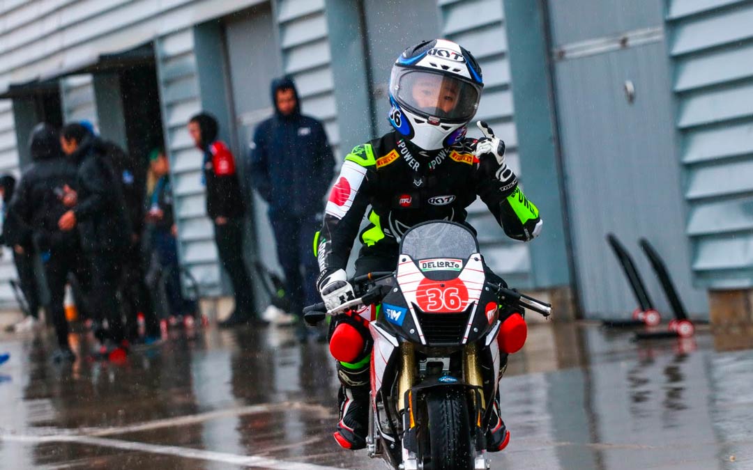 Waku Kunitate en la Final FIM MiniGP World Series./ Motorland Aragón