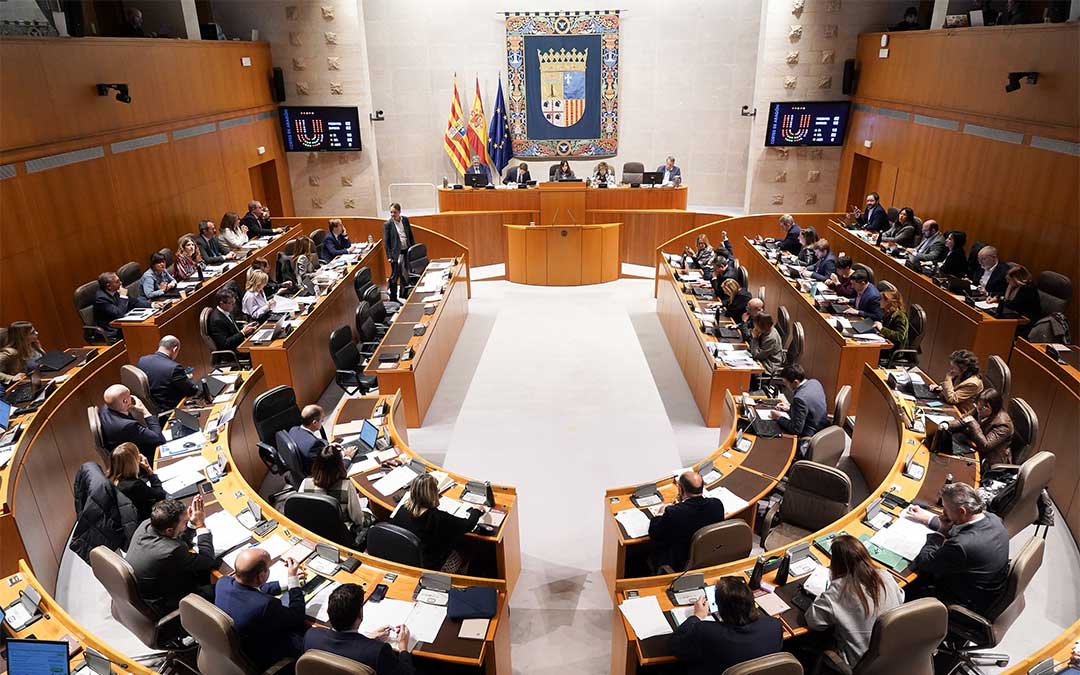 Sesión plenaria de las Cortes de Aragón./ Cortes de Aragón