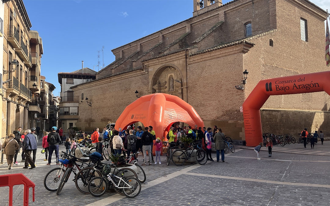 IV Quedada Infantil en Bicicleta entre Calanda y Foz./ Óscar Tomé