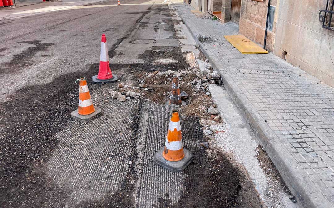 Imagen del punto en el que se ha producido el reventón./ M.C.