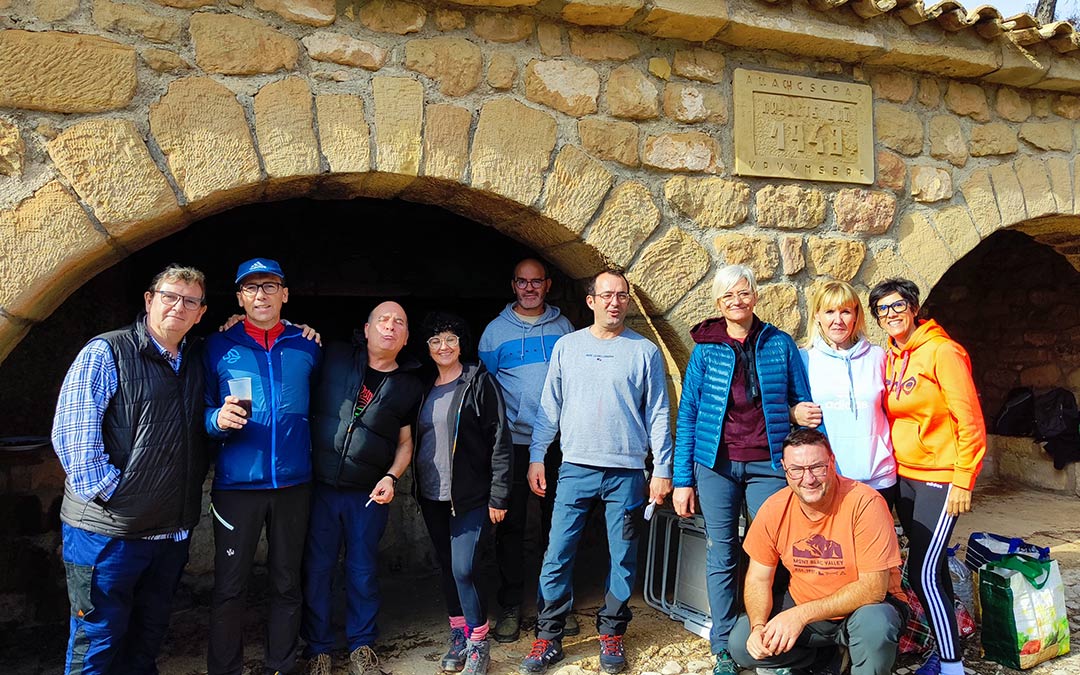 Andada de la Mancomunidad Taula del Sénia en el Pantano de Pena. /ALBERTO GRACIA