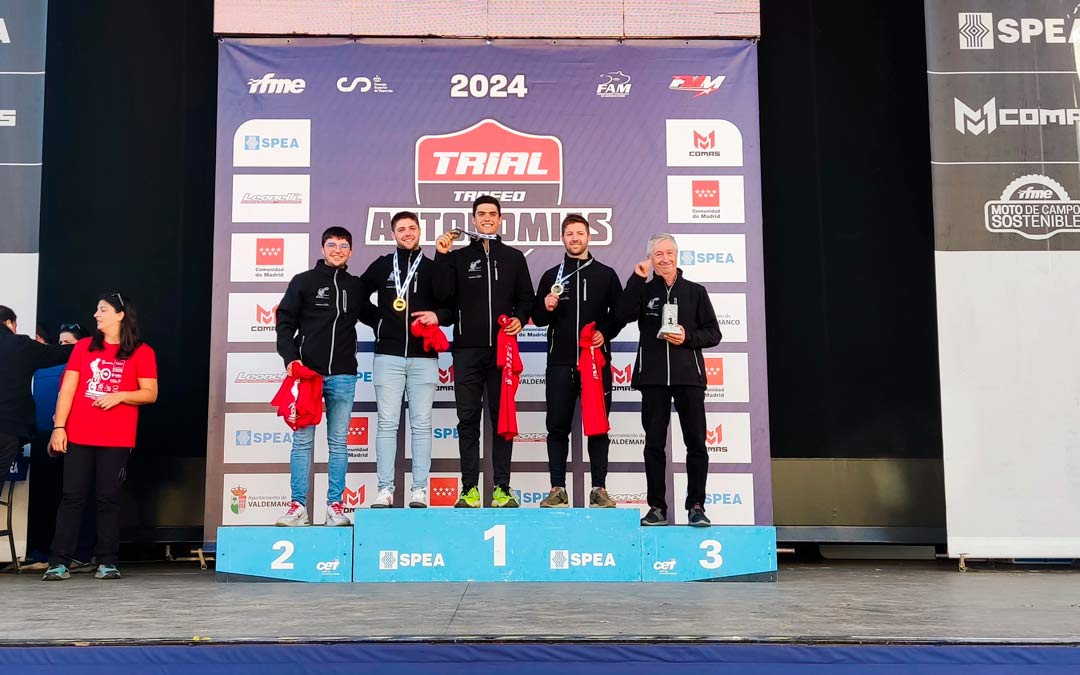 El M.C. Trial Matarraña liderando el Campeonato de España por Clubes en categoría absoluta./ FARAM