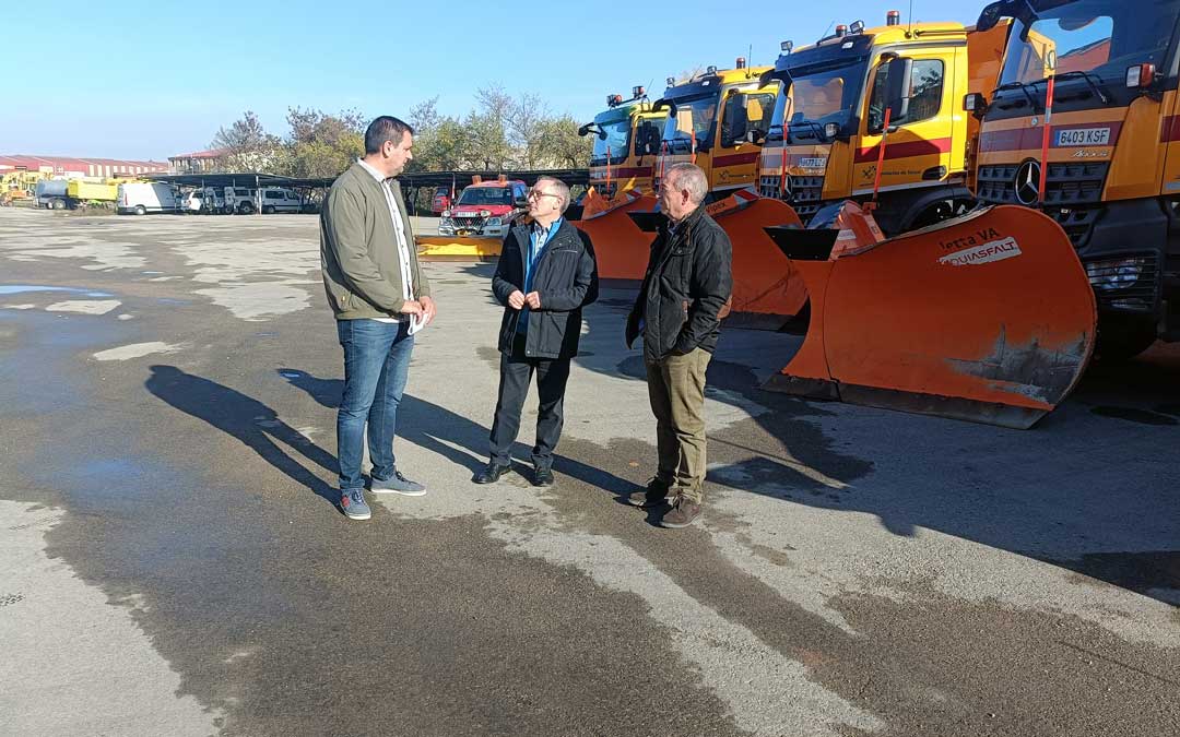 Presentación del dispositivo de vialidad invernal de la DPT en Teruel./ DPT
