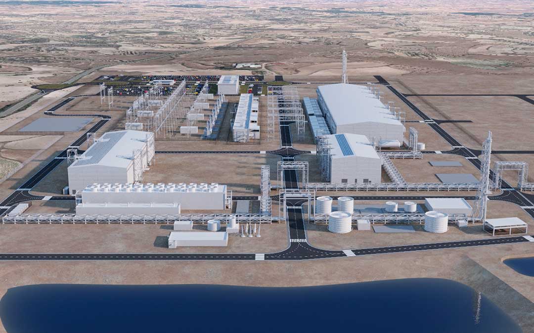 Infografía de la planta del proyecto Catalina, cuya construcción se prevé comenzar a finales de 2025./ CIP.