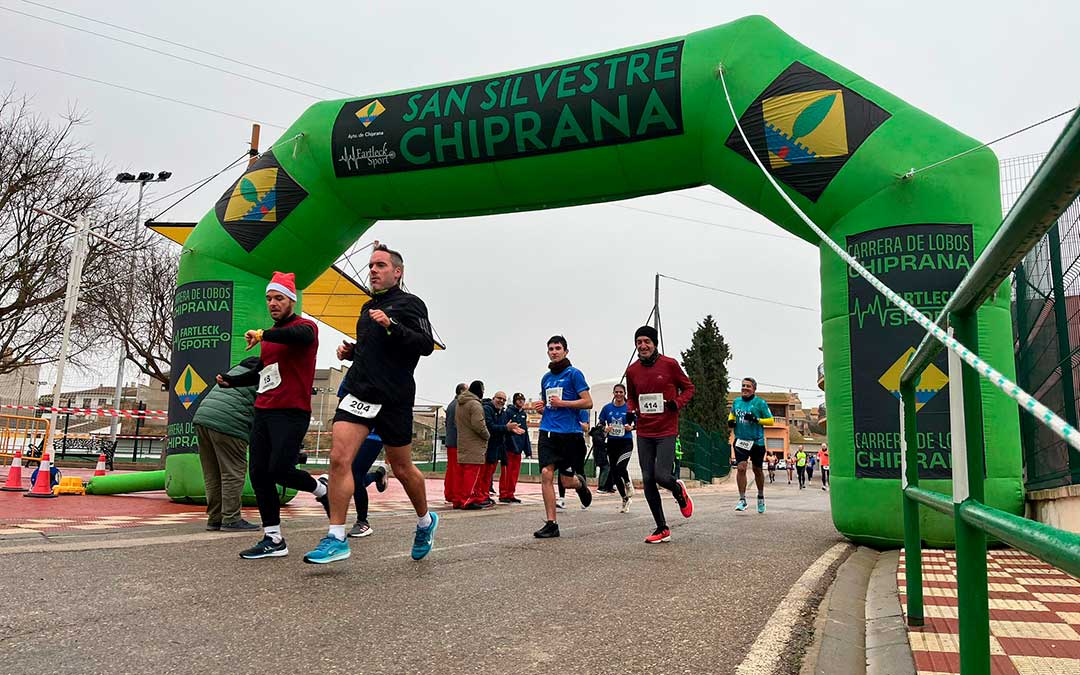 La San Silvestre de Chiprana citó a más de 250 corredores./ A.F.